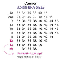 Load image into Gallery viewer, Carmen Bra B2498 Deep Red