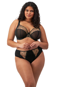 Teagan Thong EL302670 Black/Almond