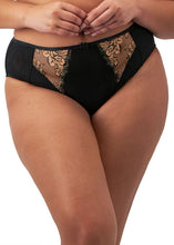 Load image into Gallery viewer, Teagan High Leg Brief EL302653 Black/Almond
