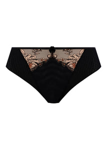 Teagan High Leg Brief EL302653 Black/Almond