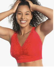 Load image into Gallery viewer, Adrianna P5482 Non-wire bralette (Red/Bare)
