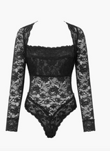 Load image into Gallery viewer, Never Say Never NEVER2291 - Long Sleeve-Open Back Bodysuit
