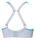 Load image into Gallery viewer, Pauline Sports Bra - Silver Teal
