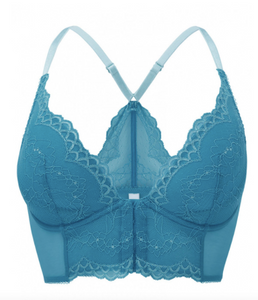 Superboost Lace V-Bralette 7718 - Fashion Blue
