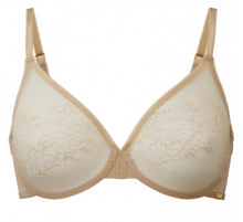Load image into Gallery viewer, Glossies Lace Sheer Moulded Bra 13001-Nude
